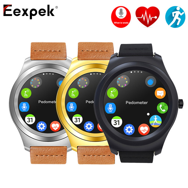 Eexpek Q2 Siri  ڵ  Ʈ ð ˶ ϱ   Smartwatch ? ? ???? ?? IOS  4.0/Eexpek Q2 Siri Heart Rate Measurement Smart Watch Alarm Weather F